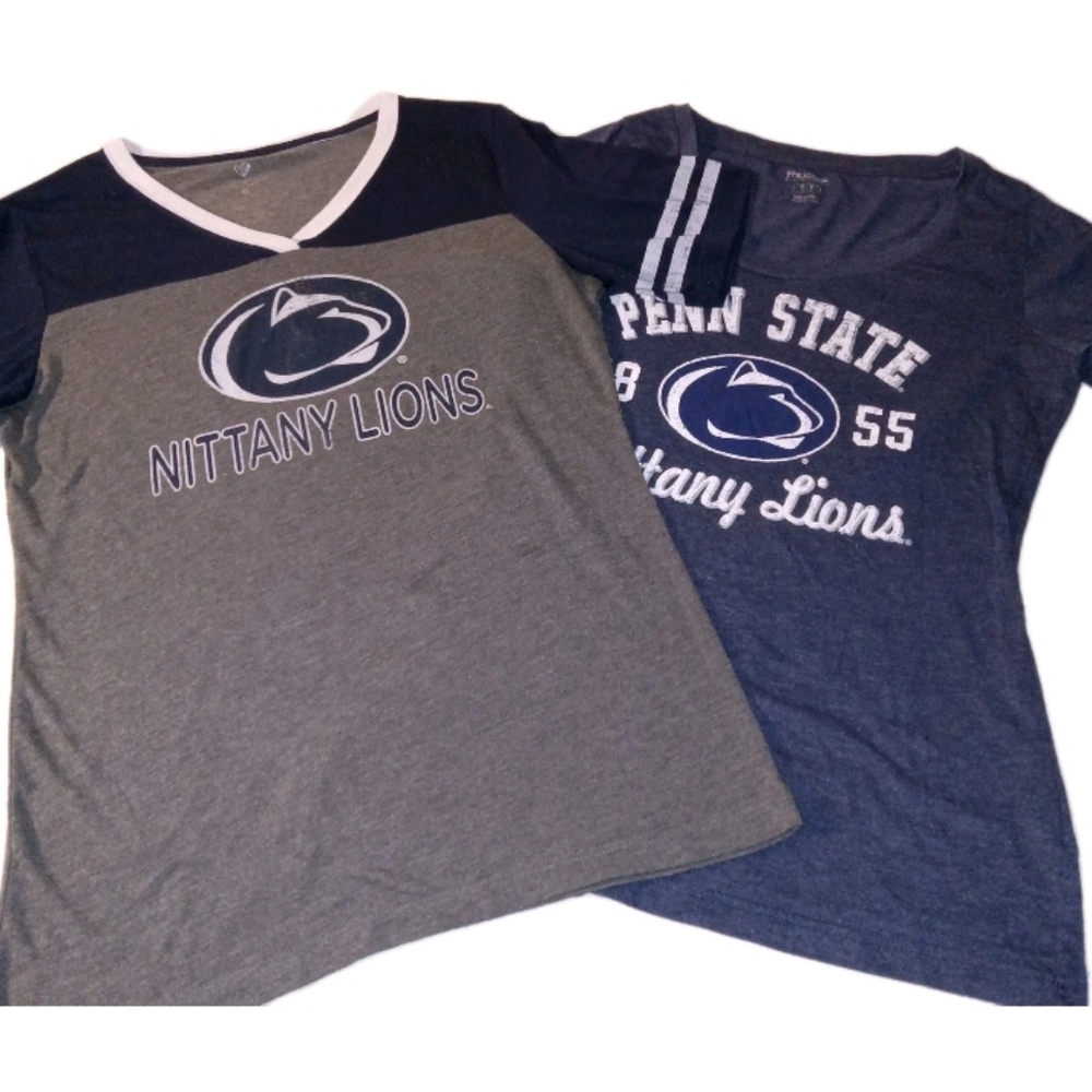 Womens 2 Pc Bundle Penn State Tshirts Medium